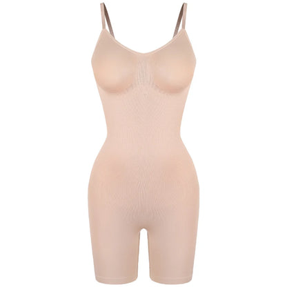Full Body Shaper for Women – Seamless Tummy Control Bodysuit, Butt Lifter & Thigh Slimmer